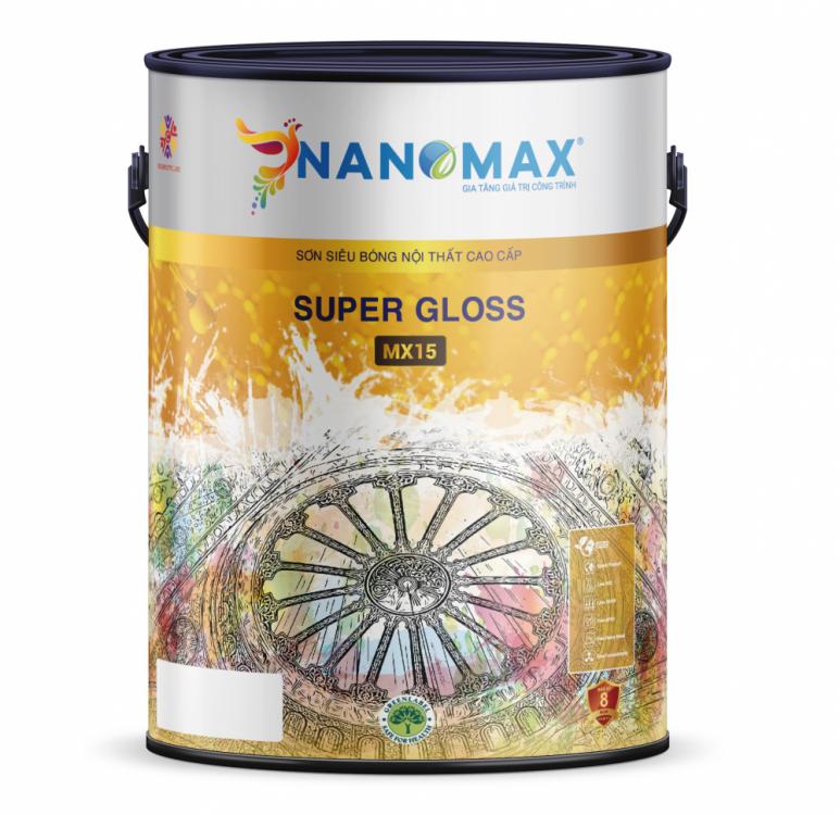 Sơn siêu bóng nội thất cao cấp Nanomax MX15