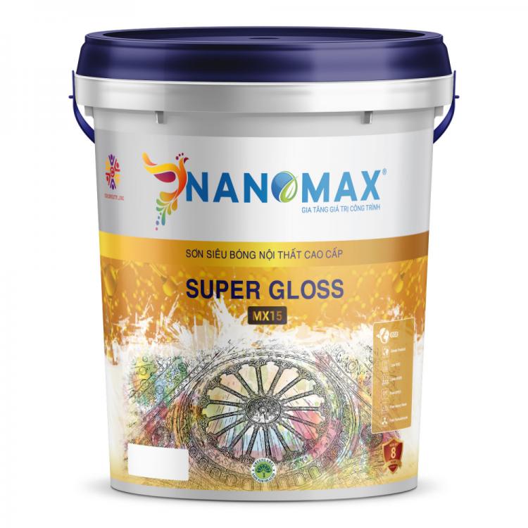 Sơn Nanomax siêu bóng nội thất cao cấp MX15